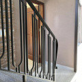 Economical interior minimalist wrought iron balustrades & handrails for patio stair railing